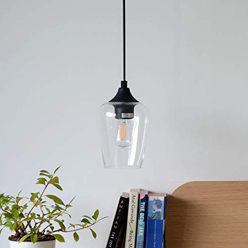 Modern Industrial Small Glass Pendant Lights