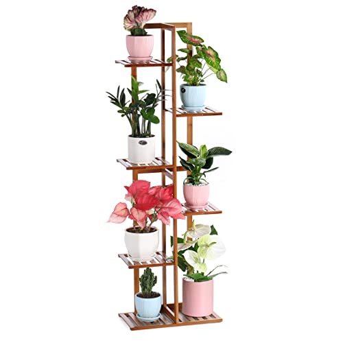 Bamboo Plant Stand Rack 6 Tier 7 Potted Multiple Stand Holder