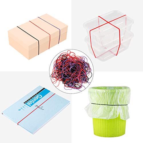 120 PCS Large Rubber Bands, 3 Color, Big Rubber Bands