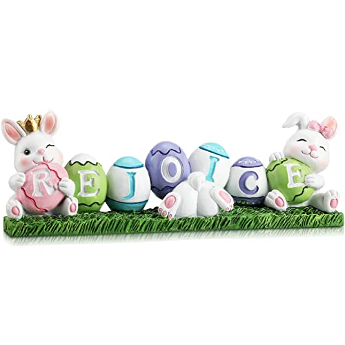 Colorful Easter Eggs Bunny Decoration