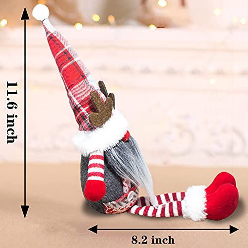 Christmas Gnomes Decorations w/ Cute Antlers