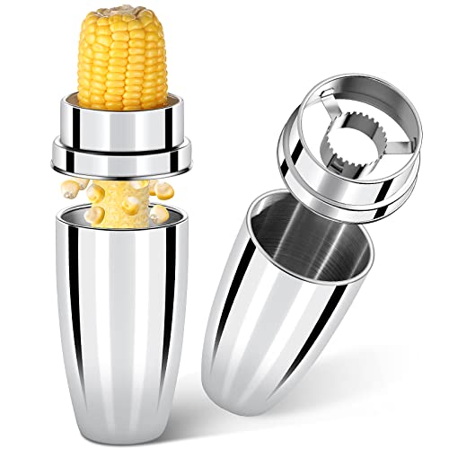 Stainless Steel Corn Peeler w/ Cup