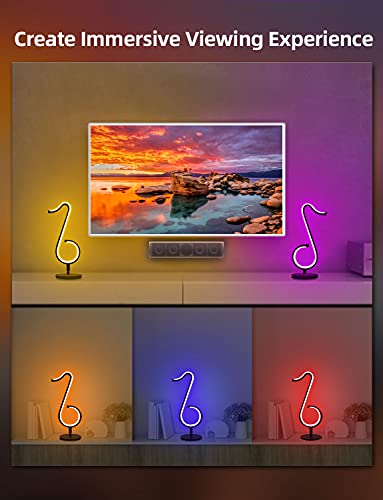 Music Sync Ambient LED  Lamp Bluetooth Color Changing + Remote