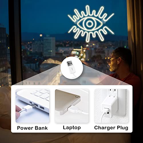 LED Eyes Neon Signs for Wall Decoration