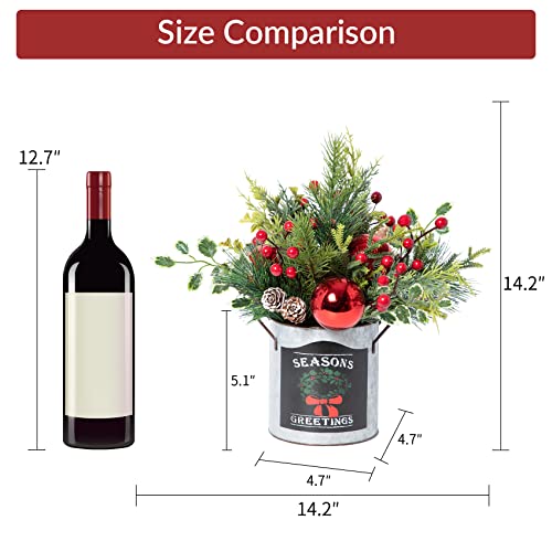 14.2 Inch Small Christmas Centerpiece Decoration