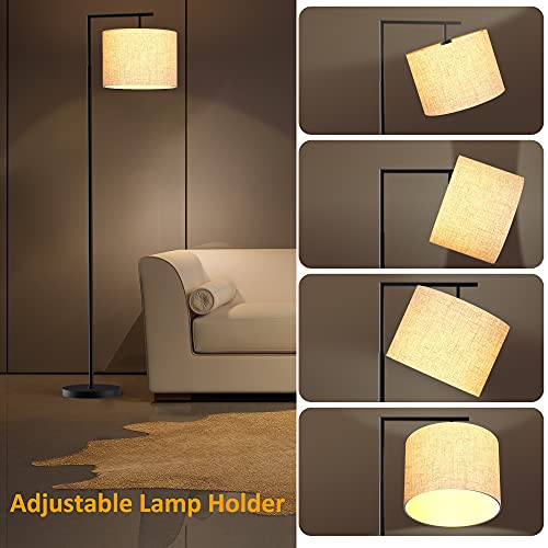 LED Floor Lamp w/ Remote Control, 4 Color Temperature & Bulb Included