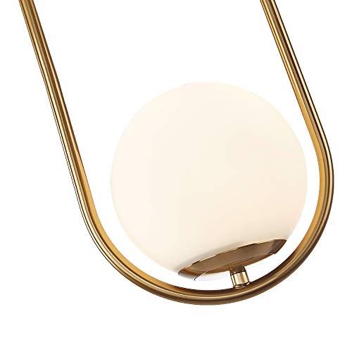 One Light Pendant Modern Style Chandelier ,Frosted Glass Globe