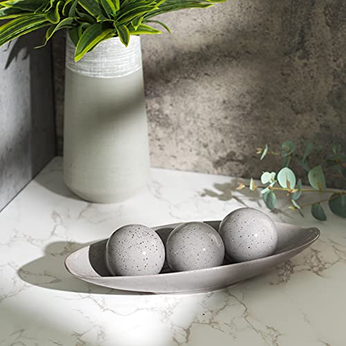 Decorative Bowl a& Orb Set for Decorative Centerpiece in Your Home
