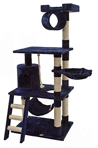 62-Inch Cat Tree- Cat Condo House