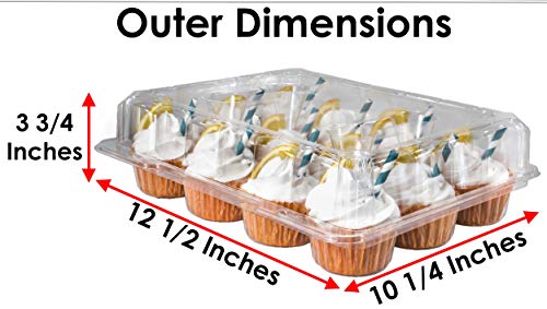 12 Cavity Cupcake Container To Carry Cupcakes (Pack of 12)