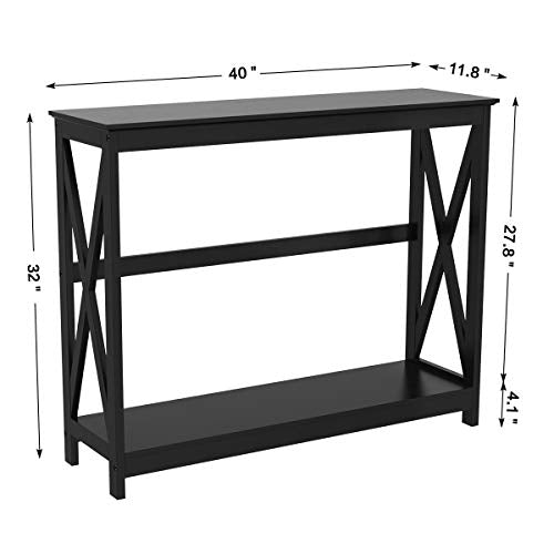 2 Tier Table Console for Entryway