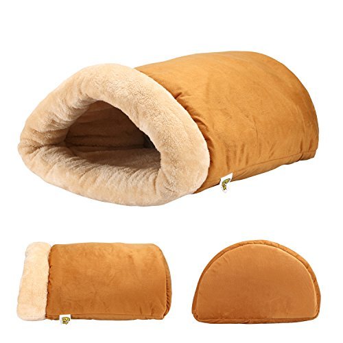 Self Warming Cat Cave Bed w/  4-Way Cat Hideaways