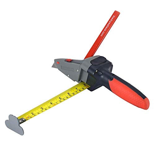 All-in-one Hand Tool w/ Measuring Tape & Utility Knife