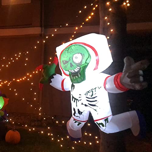 5Feet High Halloween Inflatable Hanging Space Zombie w/ LED