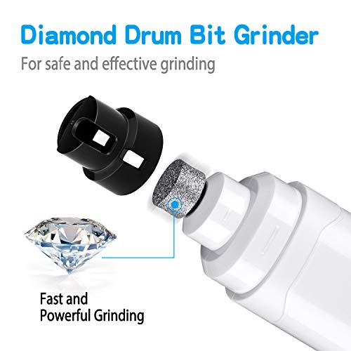 Dog Nail Grinder Upgraded -2-Speed Electric Rechargeable Pet Nail Trimmer