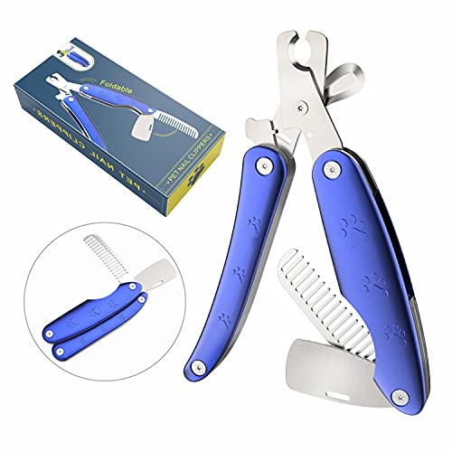 Dog Nail Clippers & Trimmer w/ Quick Safety Guard to Avoid Over-Cutting Toenail