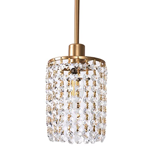 Mini Chandelier Crystal Hanging Lighting Fixture