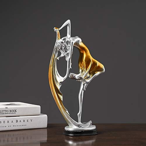 Elegant Ballerina Dancing Girl Statue Crafts Resin Decoration Creative Home Furnishings