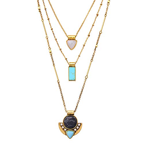 Exquisite Sequins Multilayer Pendant Necklace for Women