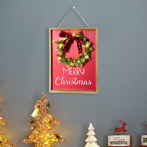 Merry Christmas LED Lighted Hanging Decoration