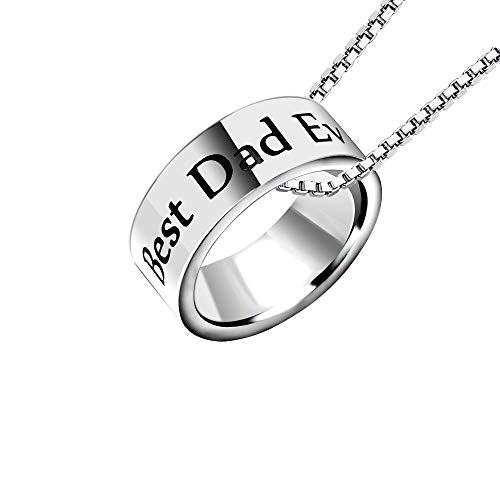 Father's Day Ring Necklace for Fathers Day/Birthday Gift