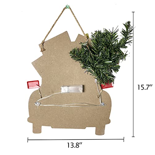 Merry Christmas LED Lighted Hanging Decoration
