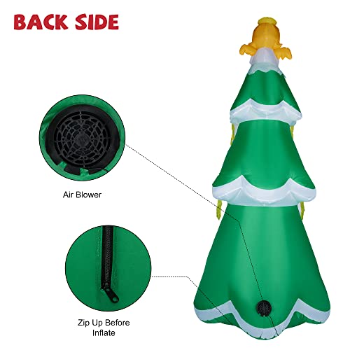 8 FT Christmas Tree Inflatables w/ Built-in LED