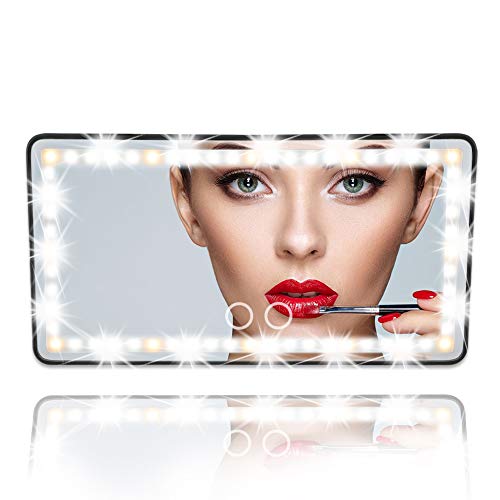Car Visor Vanity Mirror w/ LED Lights