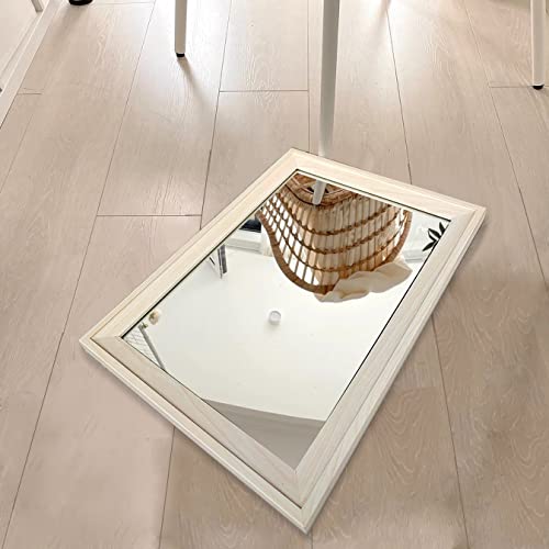 2PCS Farmhouse Frame Accent Wall Mirror (11"X15")