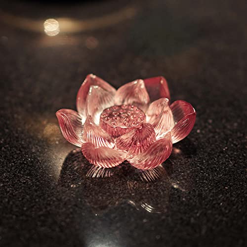 Crystal Flower Glass Art  Home Decoration