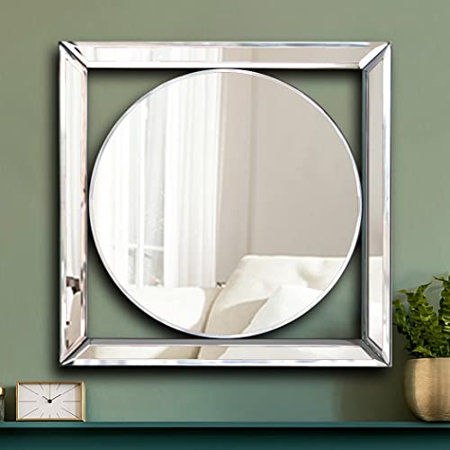 Elegant Decorative Mirror Wall-Mounted Accent 12x12”