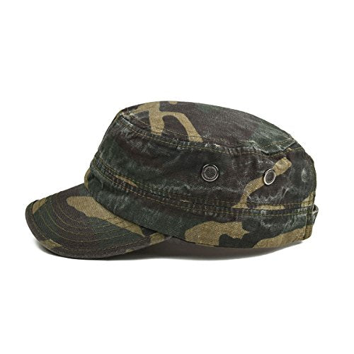 Cadet Army Caps Unique Design Vintage Flat Top Hats