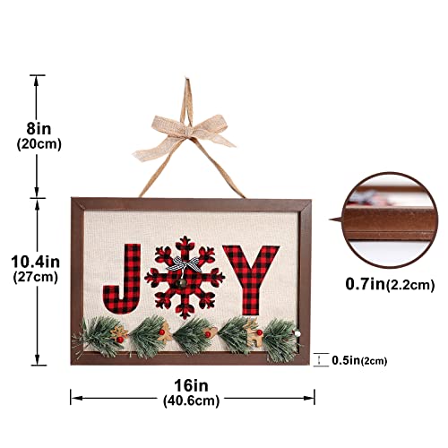 Christmas Hanging Sign with Led Lights Decoration