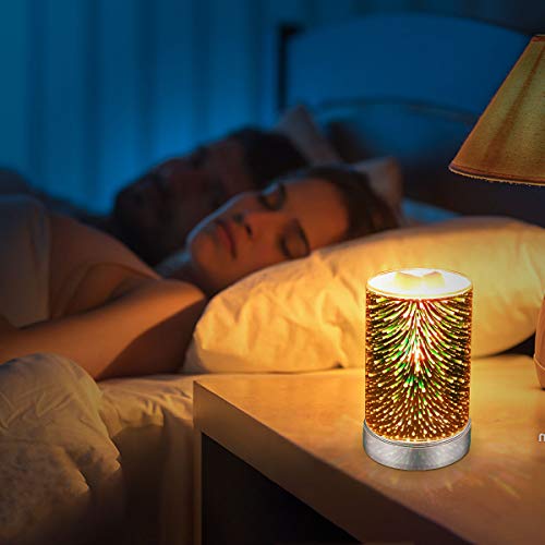 3D Glass Wax Warmer w/ Touch Dimming Control