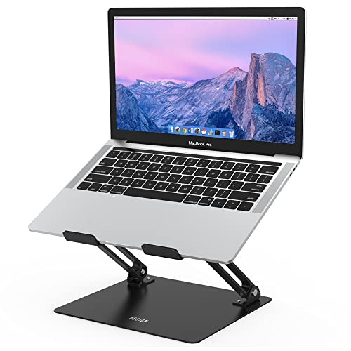 Ergonomic Aluminum Laptop Stand Compatible w/ 10-15.6" Laptops