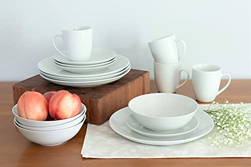 16 Piece Dinnerware Set, White