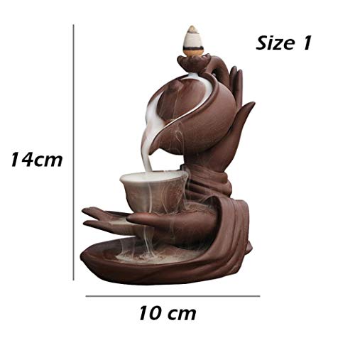 Buddha Hand Backflow Waterfall Incense Holder/Burner