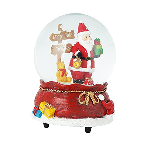 100mm Musical Snow Glitter Water Globe Christmas Decoration