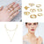 39 PCS Multiple DIY Layered Choker Necklace & Rings Set for Women