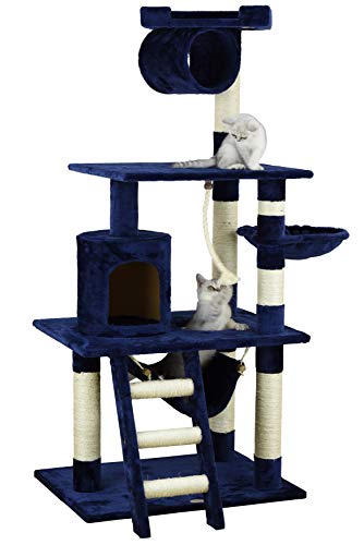 62-Inch Cat Tree- Cat Condo House