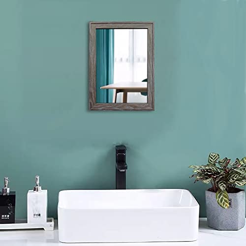 2PCS Farmhouse Frame Accent Wall Mirror (11"X15")