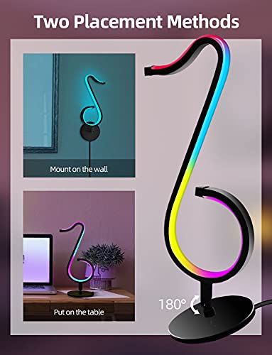 Music Sync Ambient LED  Lamp Bluetooth Color Changing + Remote