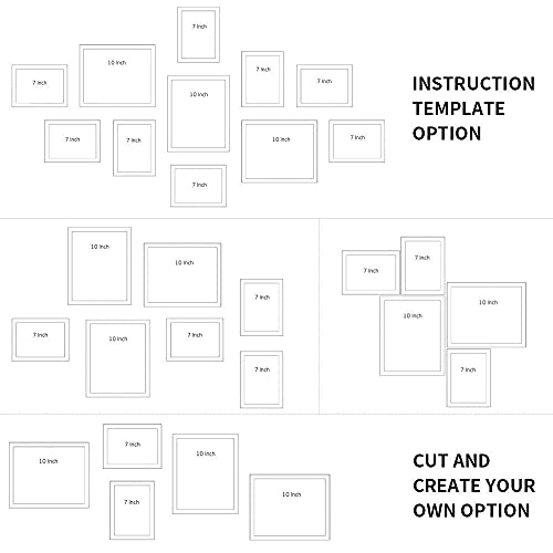 11 Pack Wooden Picture Frames 5x7 8x10 Gallery Wall Photo Frames Set