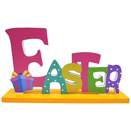 Wooden Easter Signs  Table Centerpiece