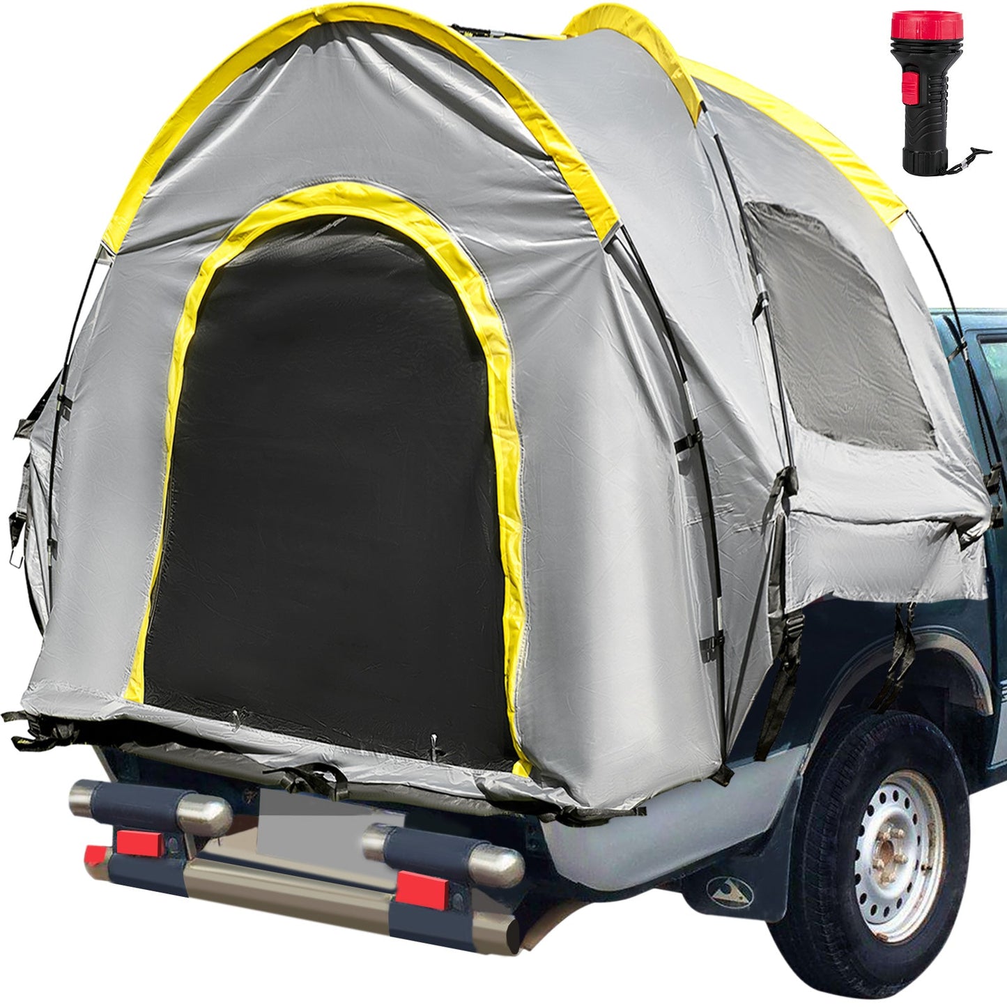 Pickup Tent for Mid Size Truck, Waterproof Truck Camper, 2-Person Sleeping Capacity