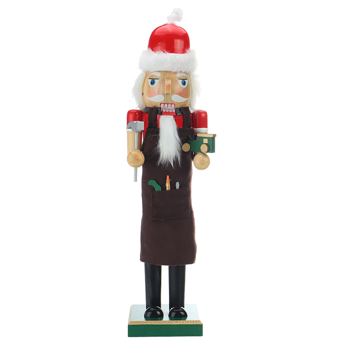 Wooden Nutcracker Walnut Puppet Golfer/Tool Man For Children Kids Gifts