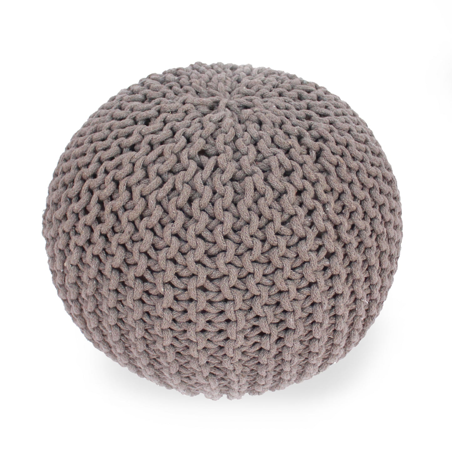 Indoor Bohemian Handcrafted Modern Cotton Ottoman Pouf