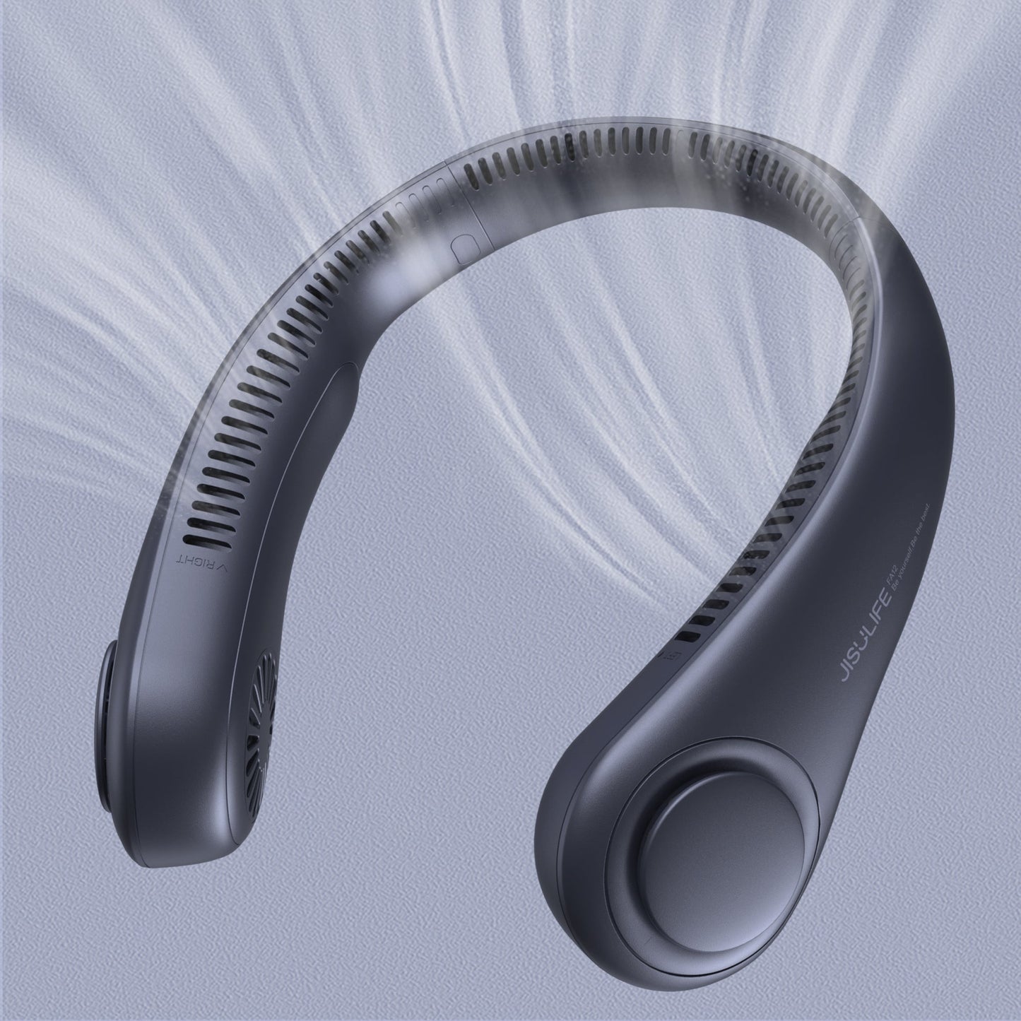 Portable Neck Fan, 4000 mAh Battery Powered Bladeless  w/ 3 Speeds