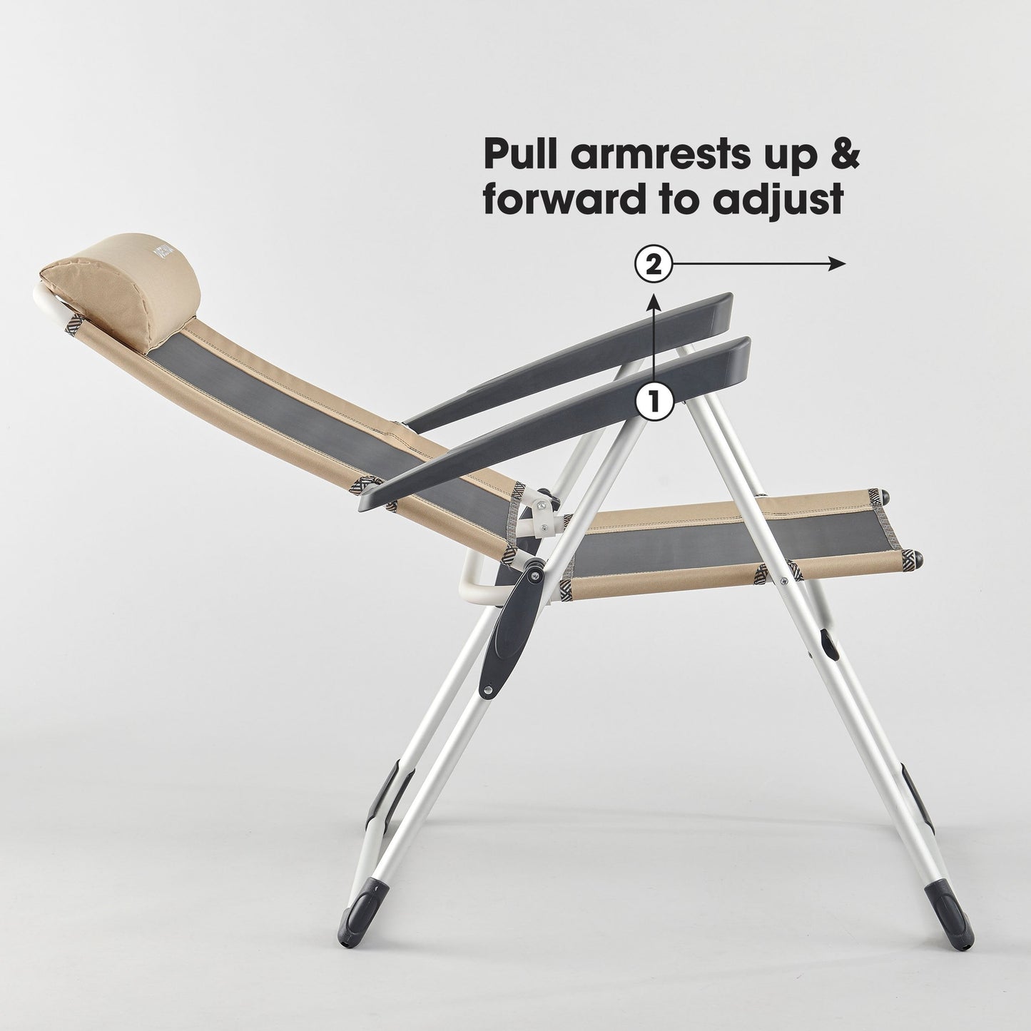 Reclinable Folding Camping Armchair