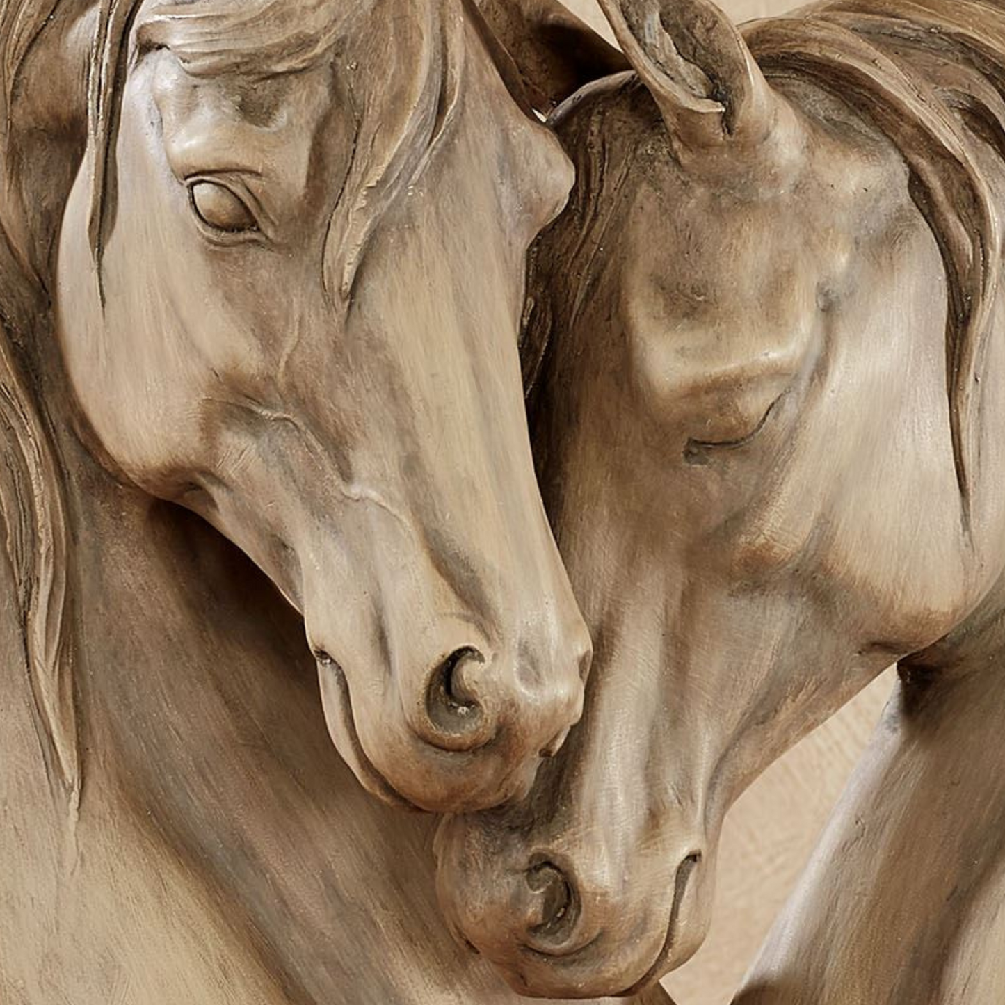 Loving Horses Table Sculpture - Horse Statues for Desk